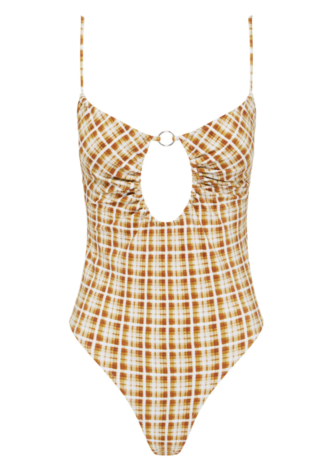 SUNFLOWER CHECK RING ONE PIECE
