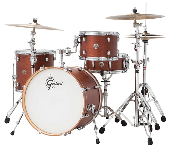 Catalina Club Classic 4-Piece Shell Pack with 20" Bass Drum Satin Walnut Glaze