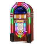 Crosley Digital LED Jukebox with Bluetooth - Walnut