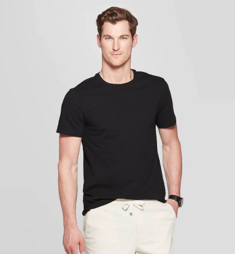Men's Standard Fit Short Sleeve Lyndale Crew Neck T-Shirt - Goodfellow & Co™ Red Velvet S