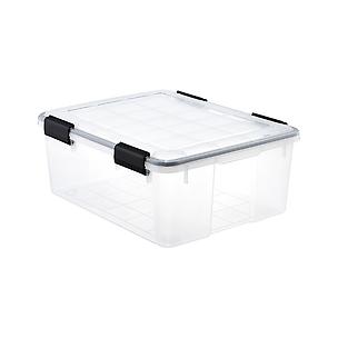 Iris 30 qt. Weathertight Tote Clear