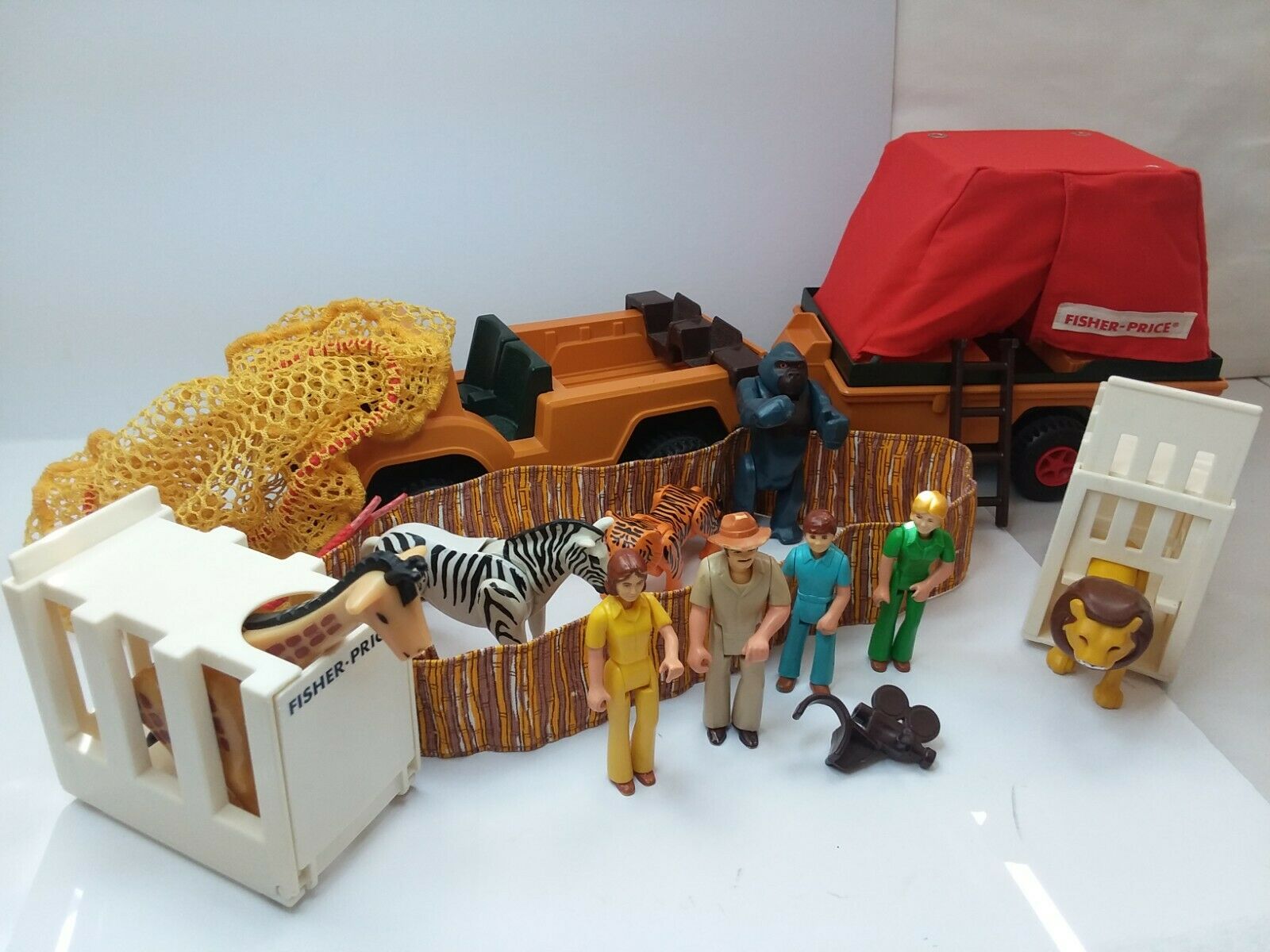 Details about Fisher Price #304 Safari 1975 Complete Set 19 pieces