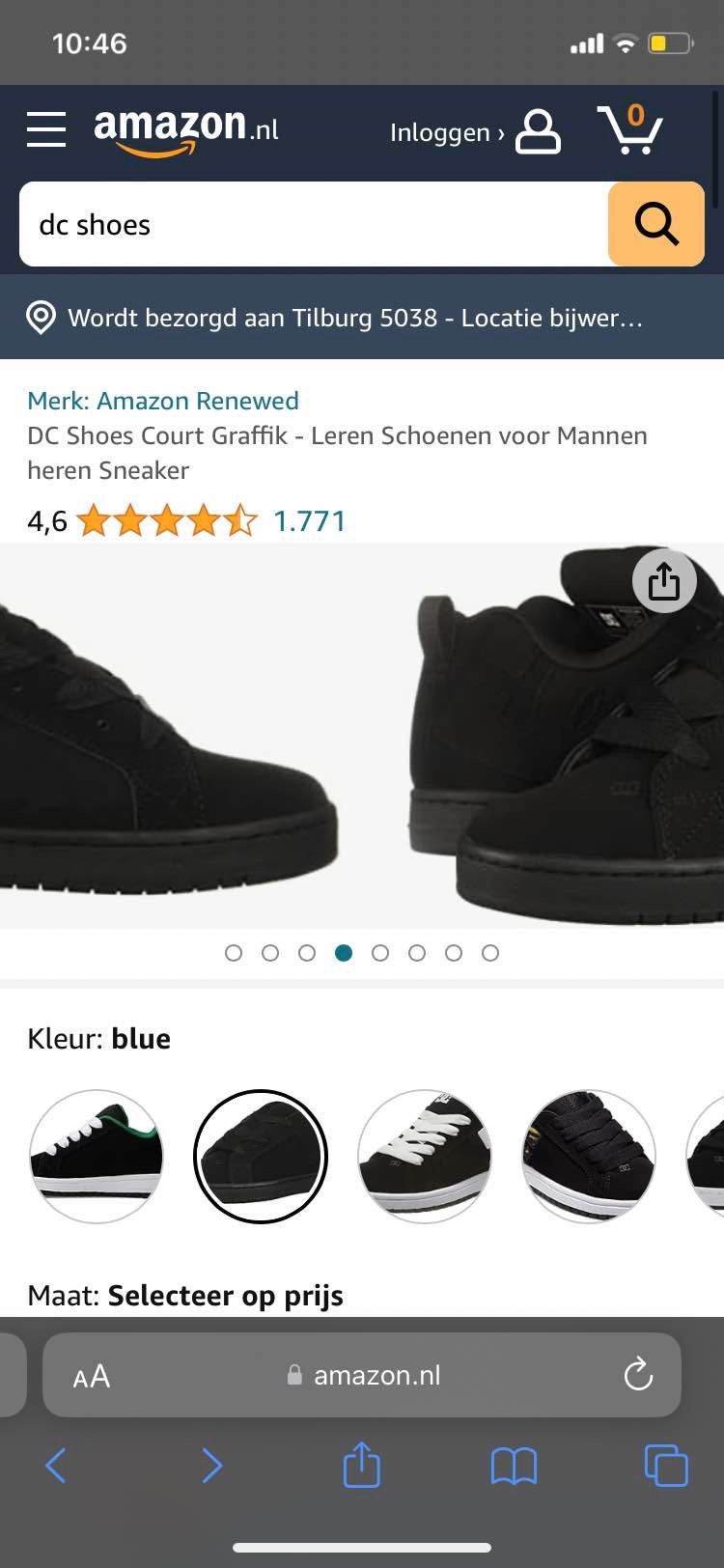 DC Shoes Court Graffik - Leren Schoenen voor Mannen heren Sneaker