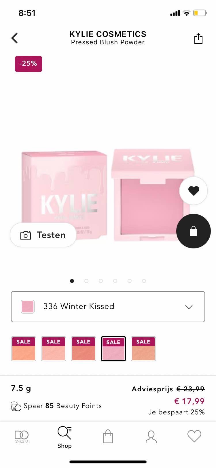KYLIE COSMETICS Pressed Blush Powder