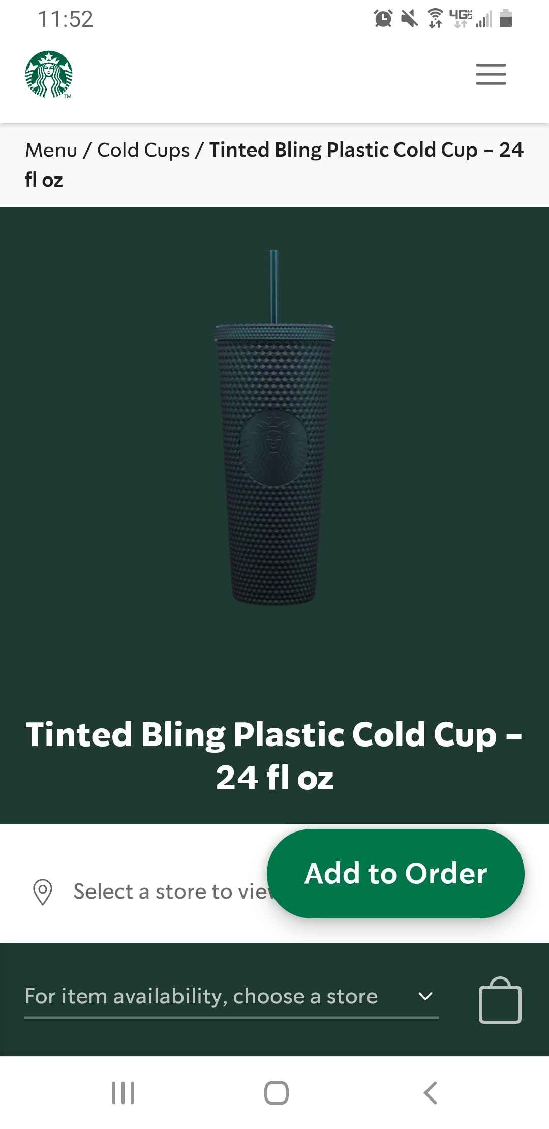 Starbucks cold cup
