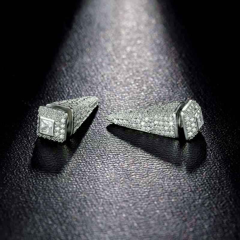Spike Cone Shape Stud Earring - Helloice Jewelry