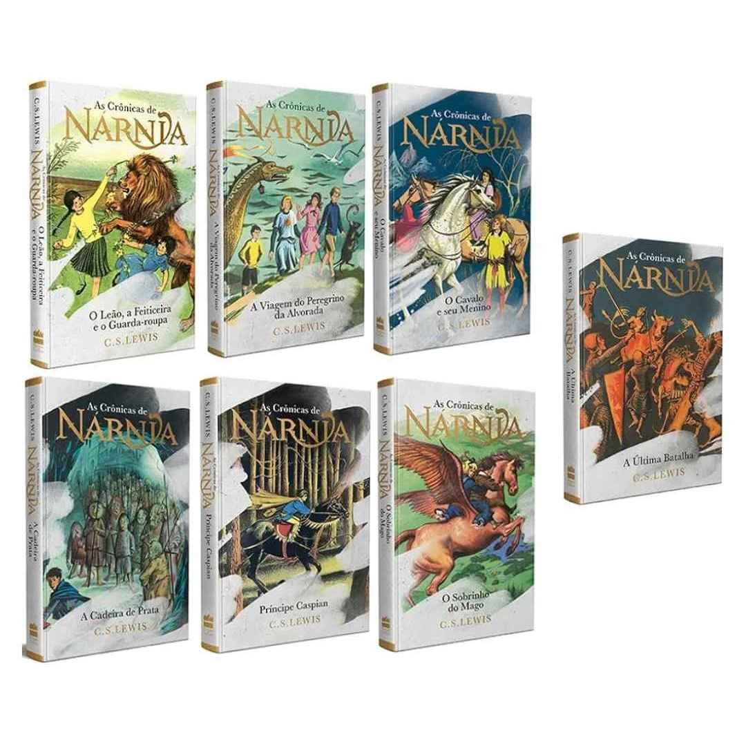 Box 07 Livros | Coleção Completa As Cronicas de Narnia (capa dura)