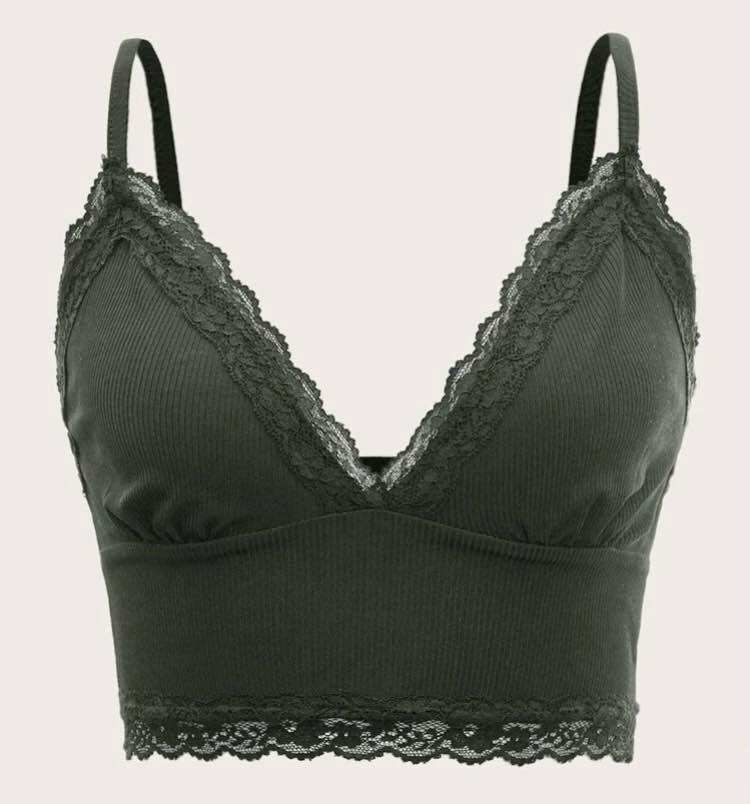 ROMWE STPL Contrast Lace Cami Top