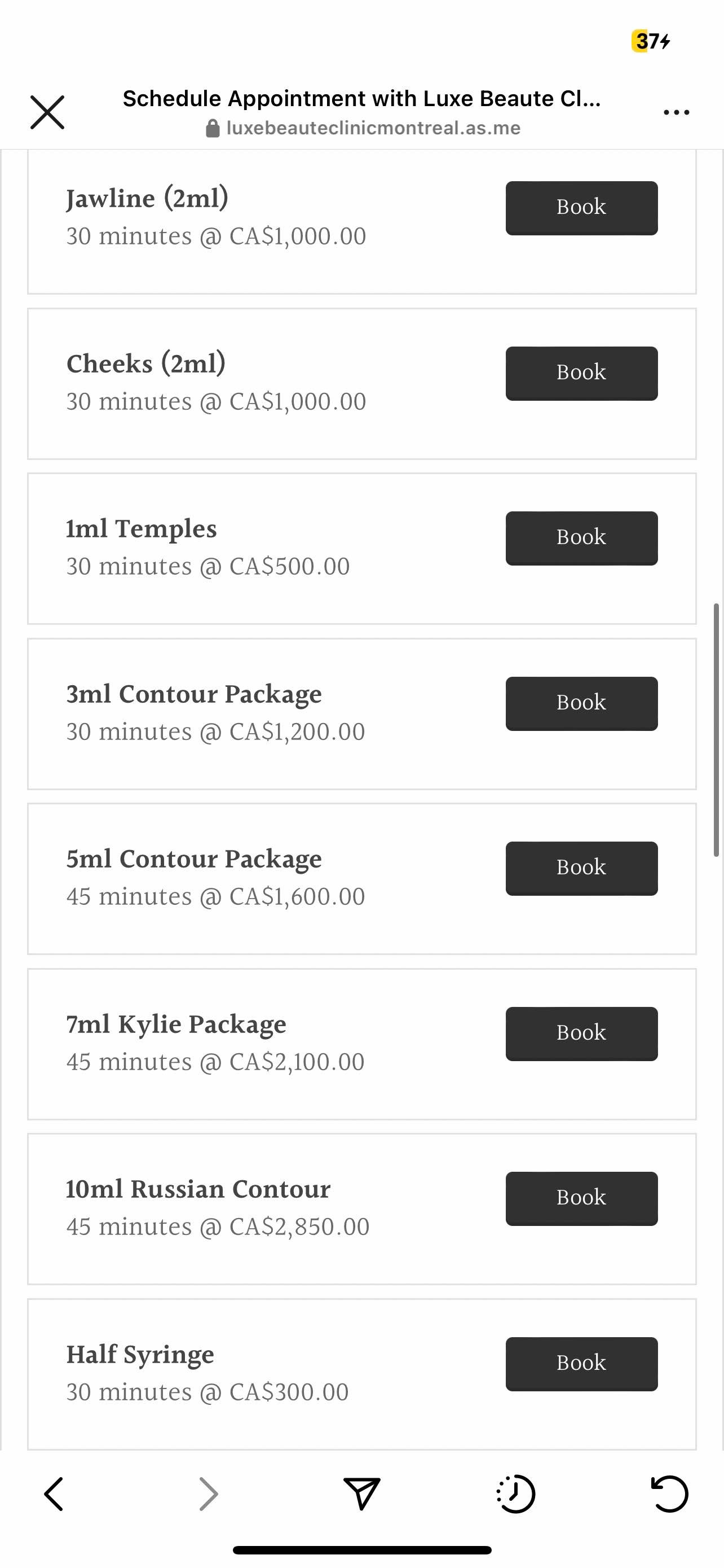 Filler - Facial contour Russian Package