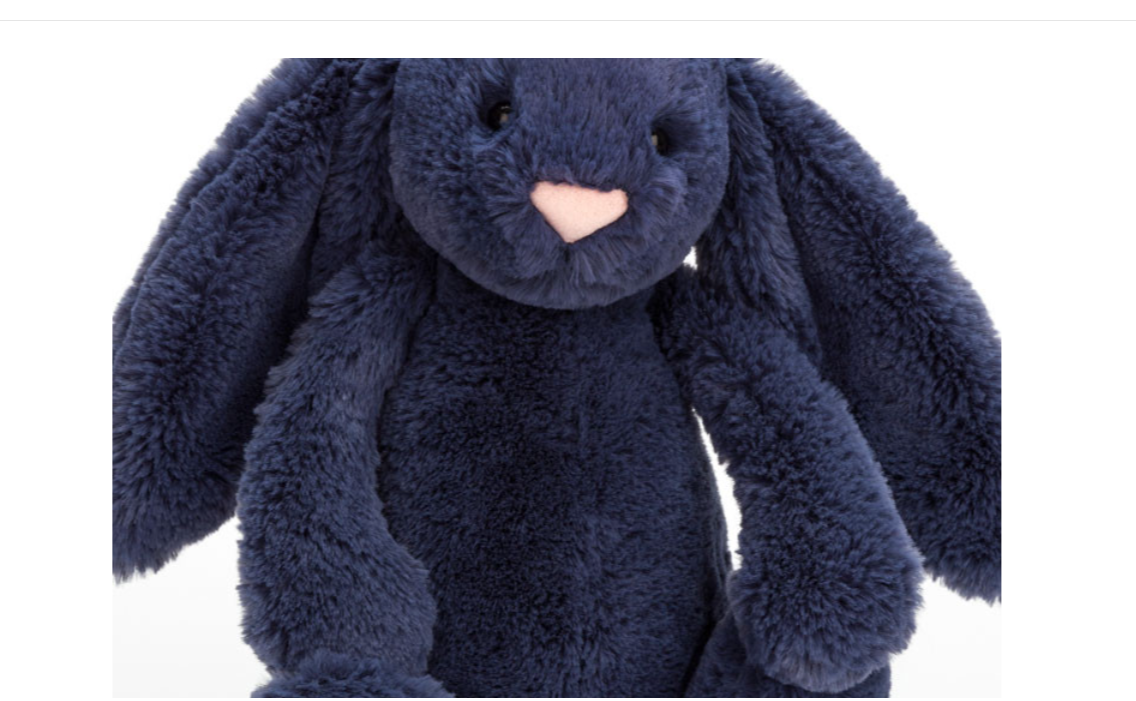 Bashful Navy Bunny