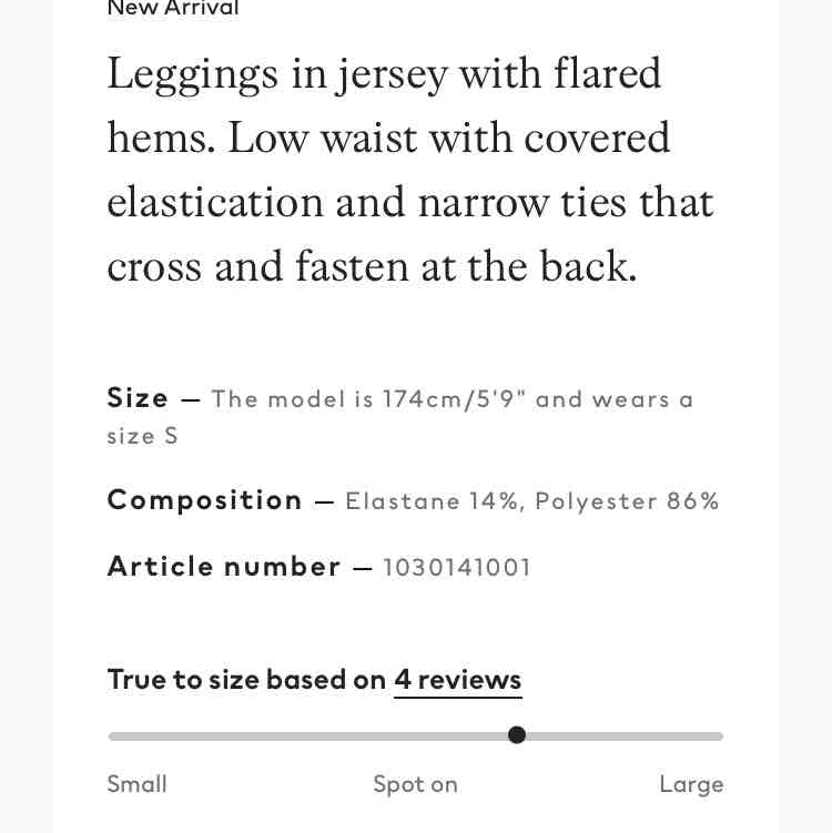 H&M flare