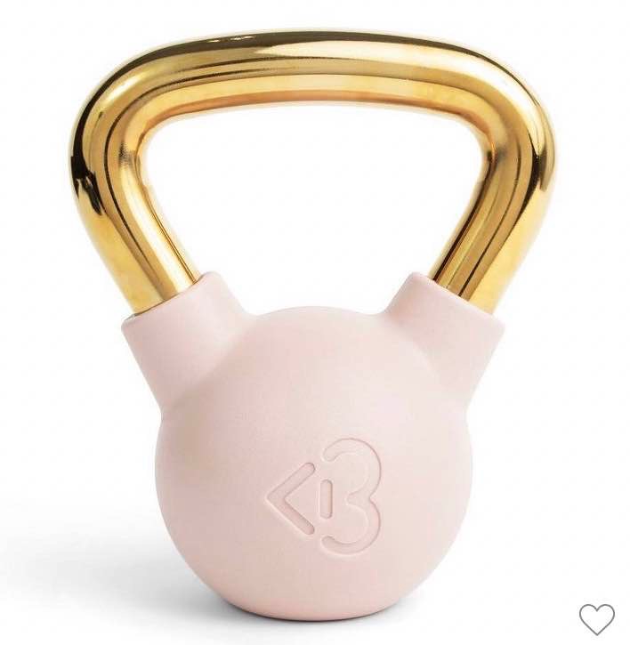 Blogilates Iron Kettlebell - Coral Pink 15lbs