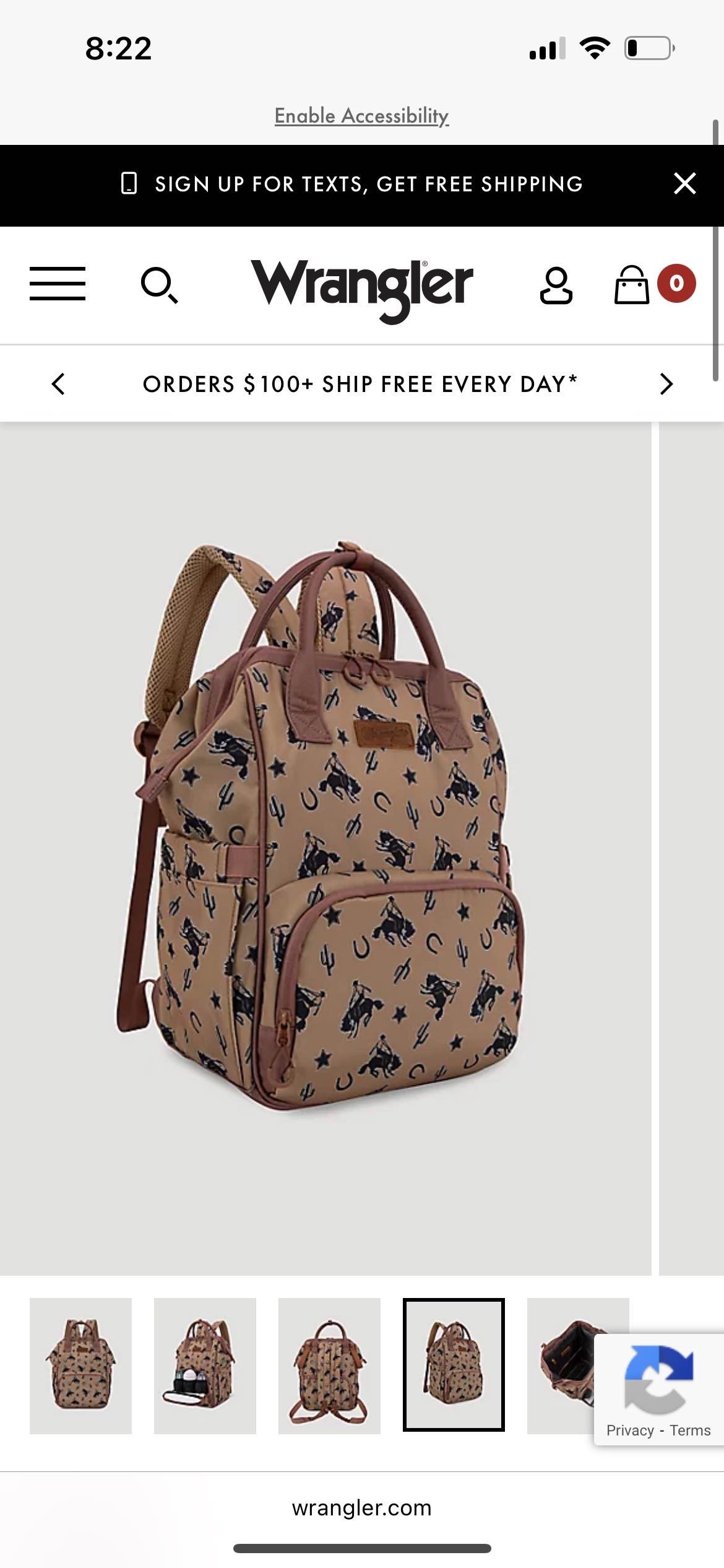 Wrangler Diaper Bag