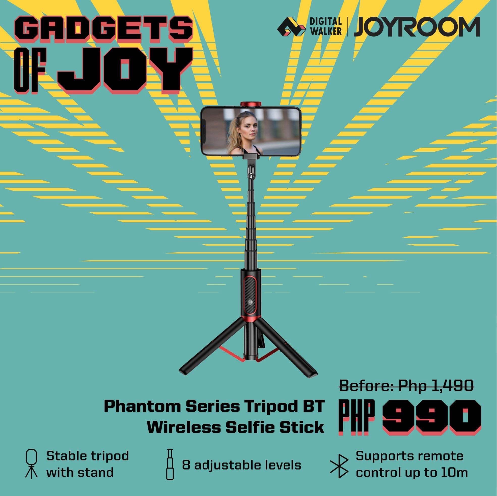 Joyroom Phantom Series Tripod BT Wireless Selfie Stick