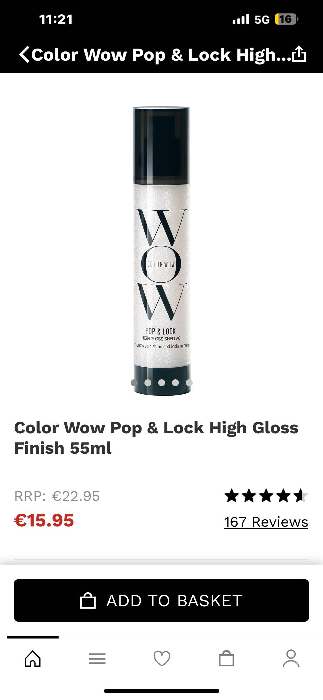 Color Wow Pop & Lock High Gloss Finish 55ml