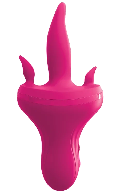 Δονητής σιλικόνης Pipedream Threesome Holey Trinity