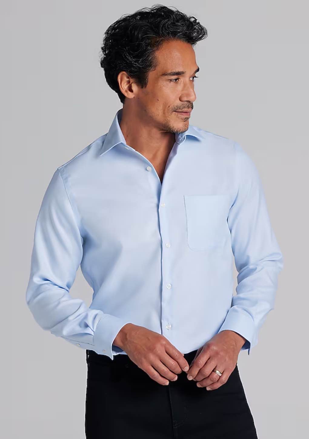 Modern Fit Queens Oxford Dress Shirt