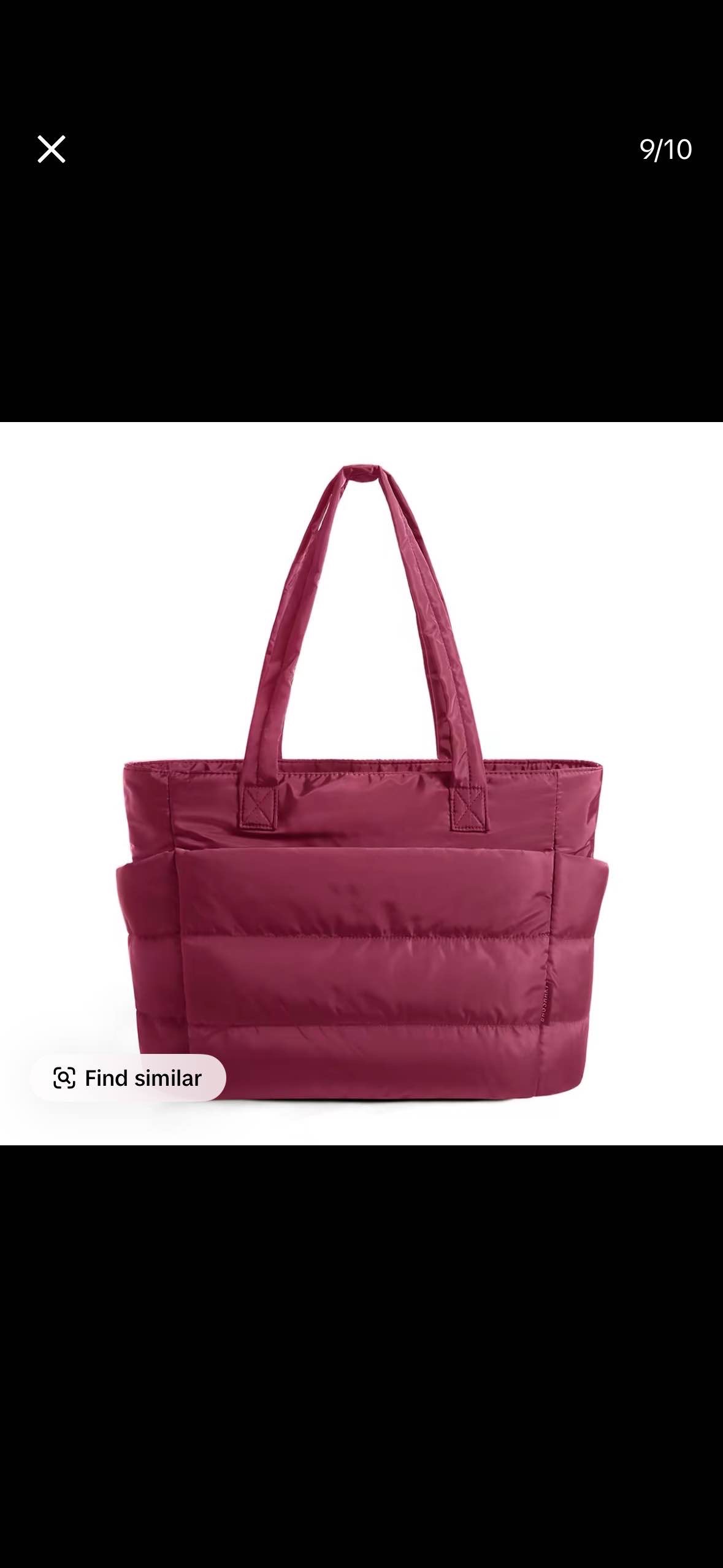 Tiktok BAGSMART Puffy Bubble 3 Sizes Tote Bag
