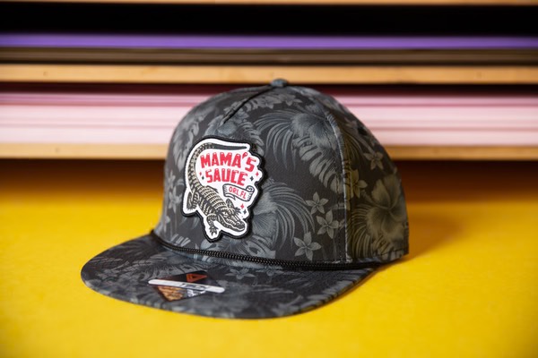 Tropic Gator Gray Wicking Hat
