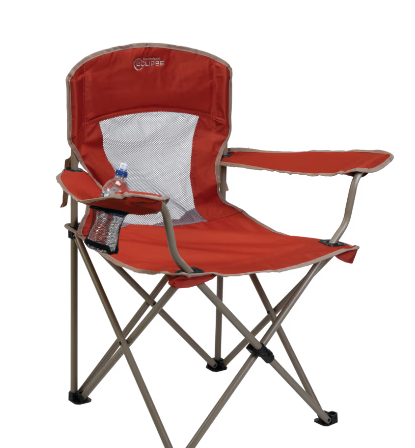 Bass Pro Shops Eclipse Oversize Mesh-Back Camp Chair - Bossa Nova Red