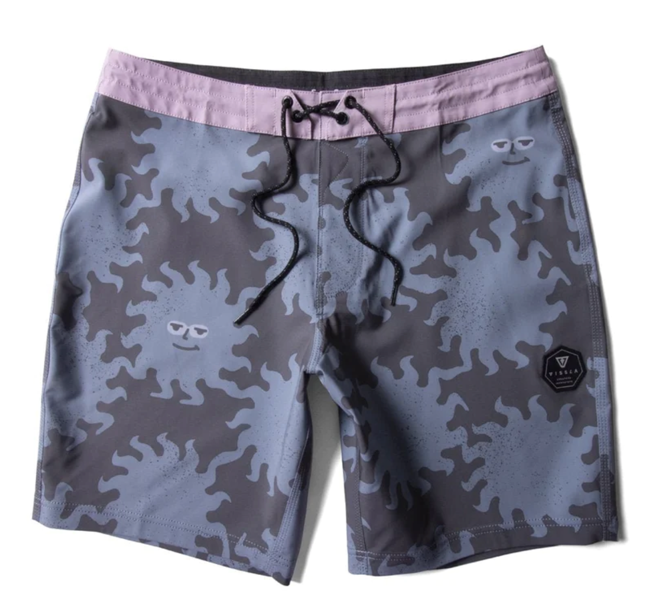Vissla Sunburnt Shred Heads 18.5" Boardshort-BLK