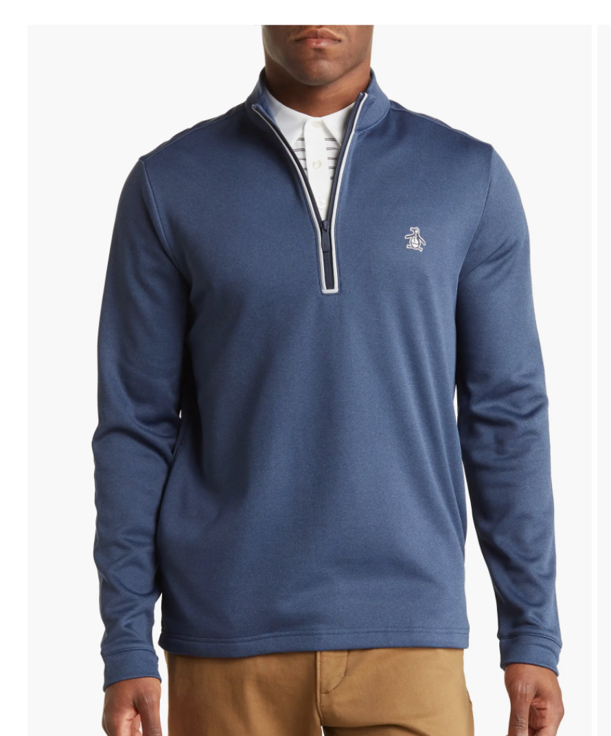 Long Sleeve Half-Zip Fleece Pullover
ORIGINAL PENGUIN GOLF