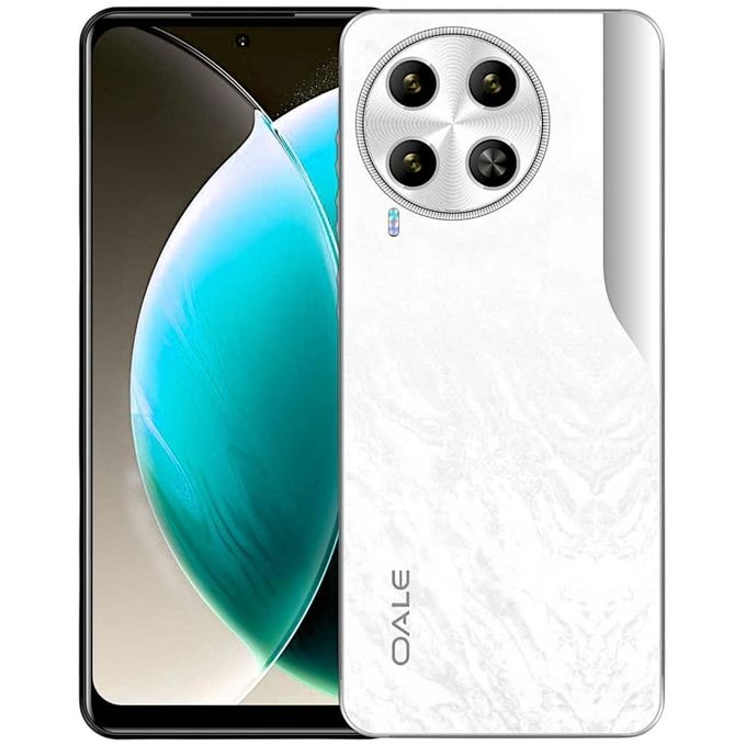 Oale Camon 30 - 6.8" 64GB ROM 3GB RAM 8MP 5075mAh 3G (With Glass Protector, Cover) - White