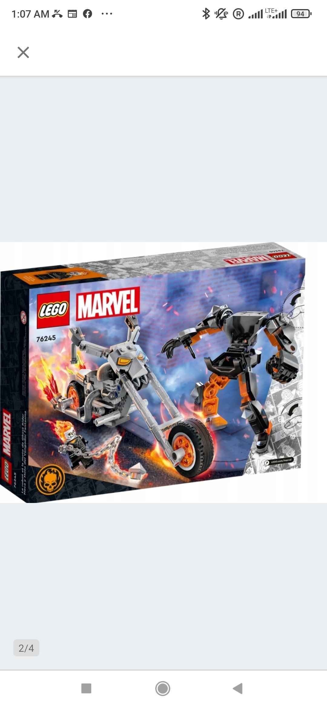 LEGO Super Heroes 76245 Upiorny Jeździec - mech i motor