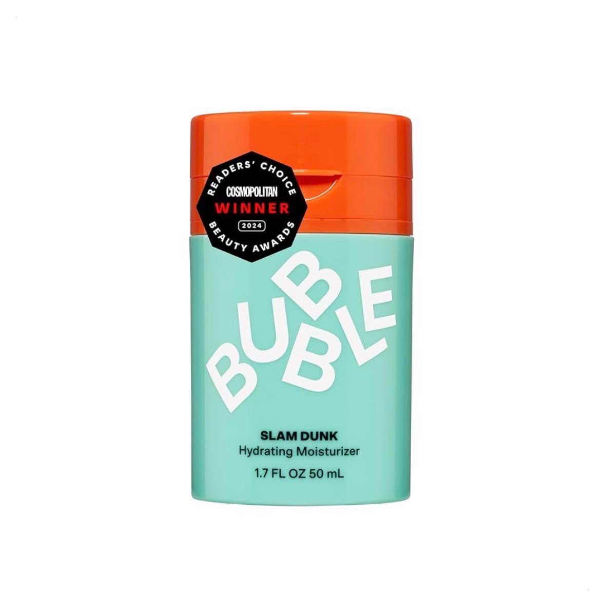 Slam Dunk Hydrating Face Moisturizer - Travel Size Lightweight Face Lotion with Vitamin E + Aloe Vera - Daily Facial Moisturizer for Normal + Dry Skin with Blue Light Protection (50ml)