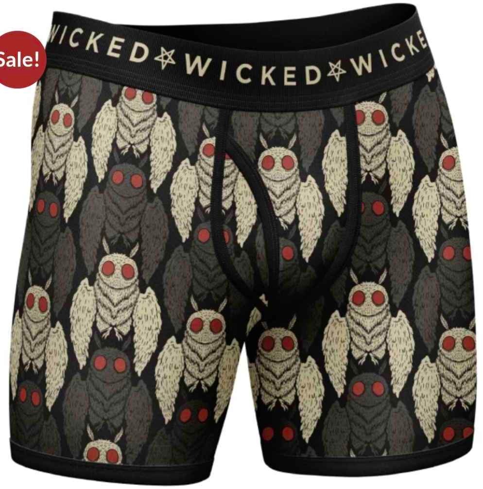 Wicked Clothes ‘Mothman’ Boxer Briefs New
