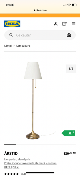 lampadar birou