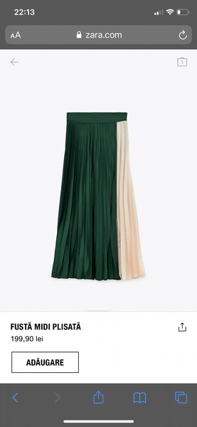 fusta zara xl