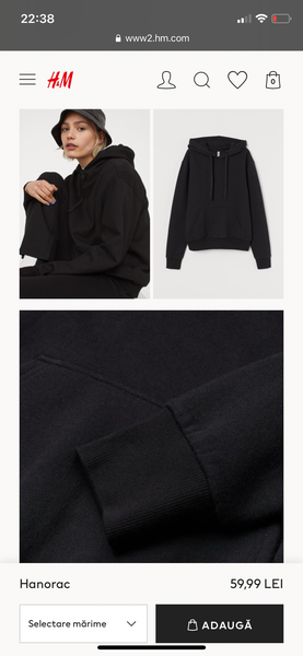 xl hanorac h&m