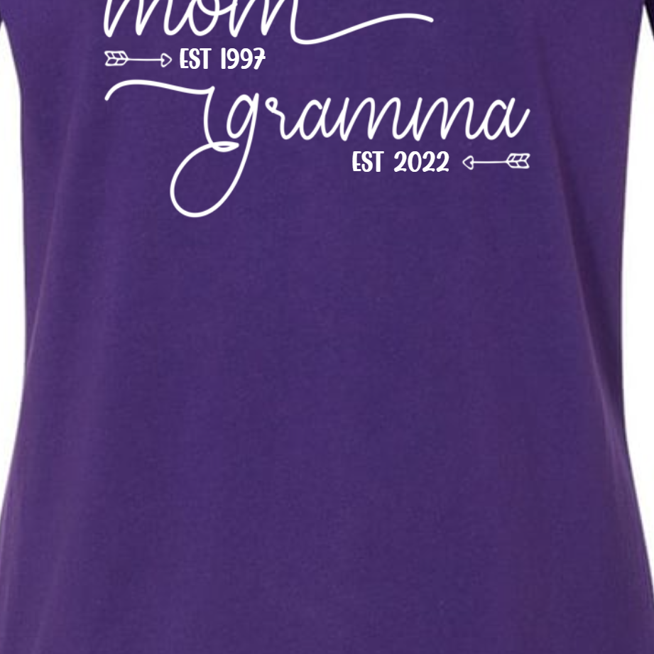 Personalized Mom Est Grandma Est Shirt, Custom Mom Grandma Est Shirt, Gift For Grandma, Mother's Day Gift TH