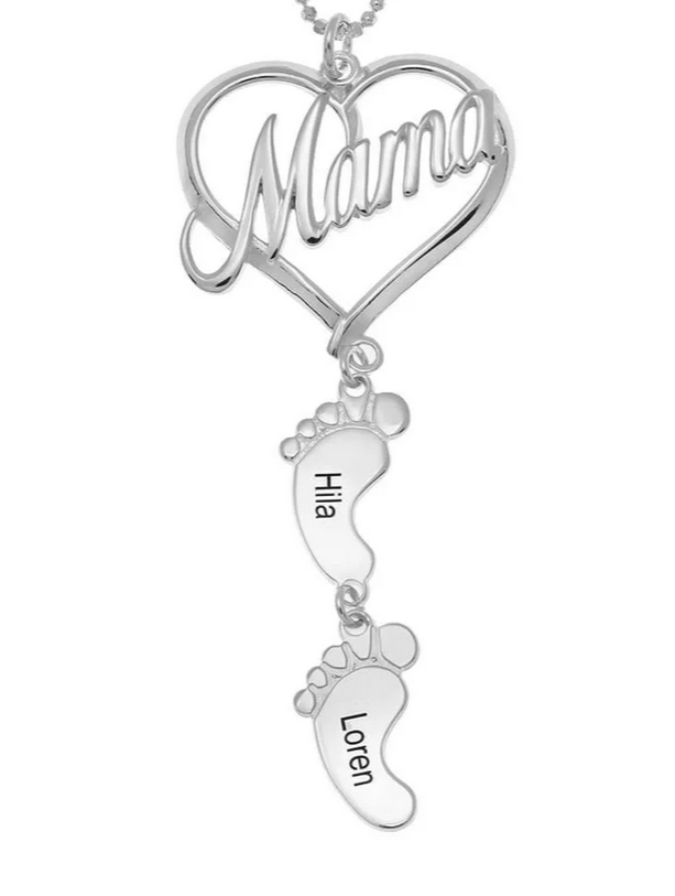 Mama Footprint Pendant