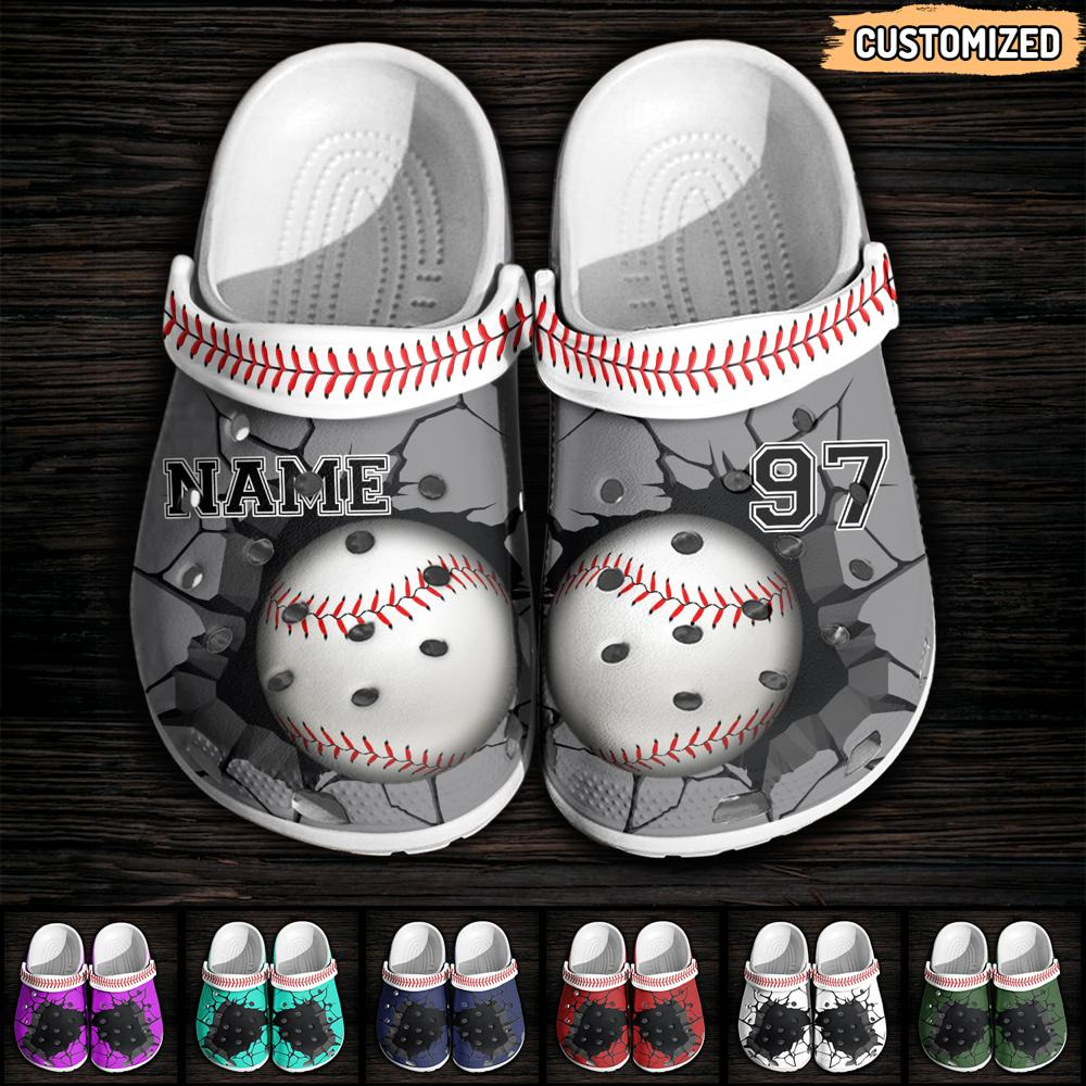 Personalized Softball Crocs