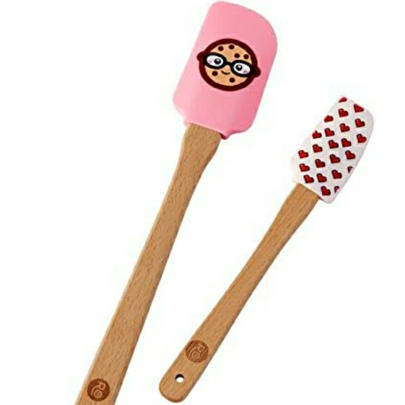 ROSANNA PANSINO Wilton Nerdy Nummies Silicone Spatulas, 2-Count Silicone Spatula Set