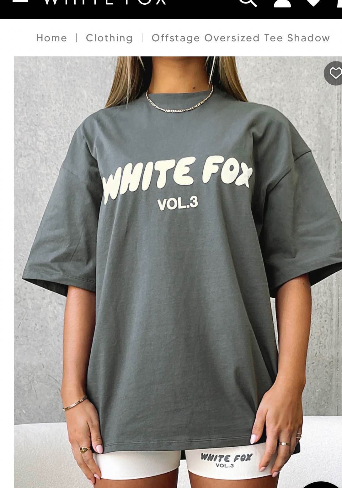 white fox shirt