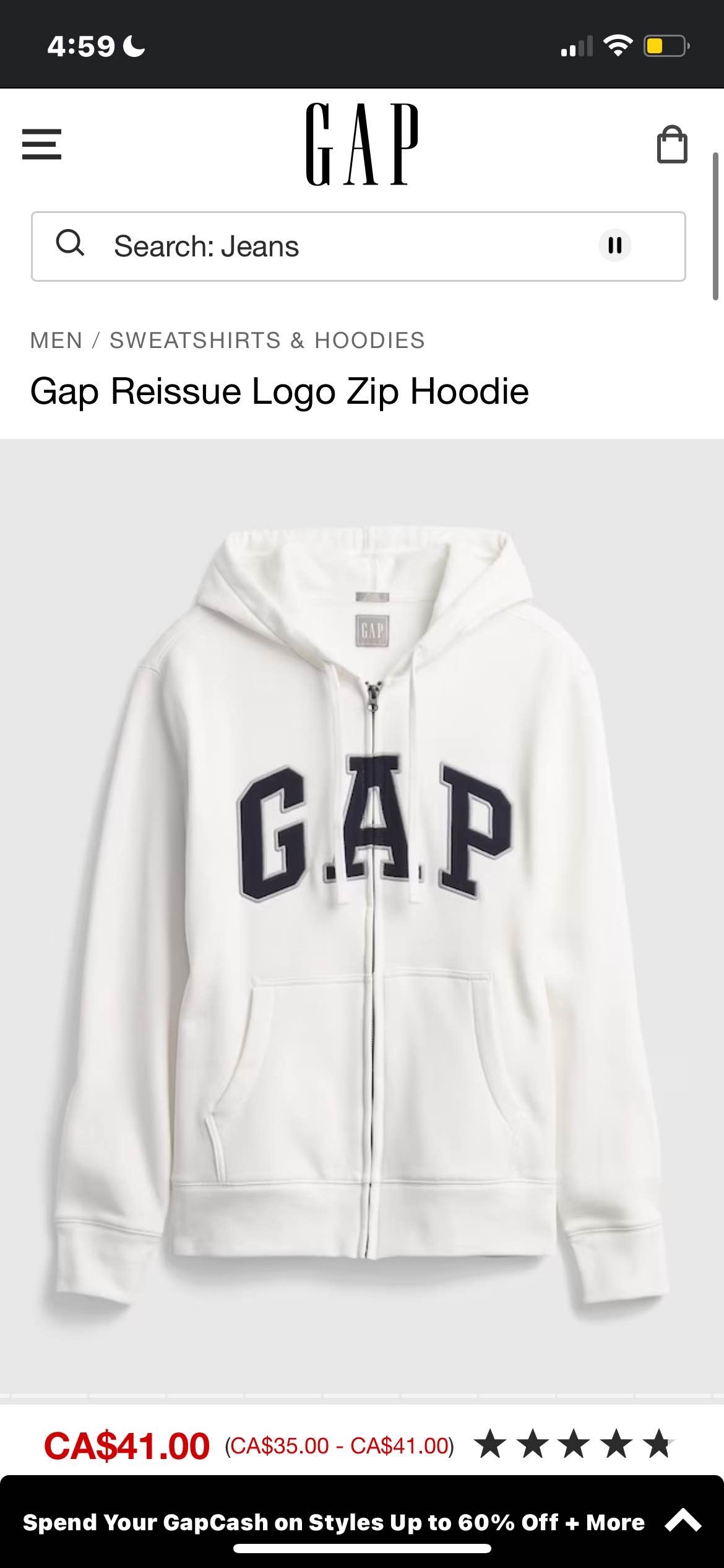 gap hoddie