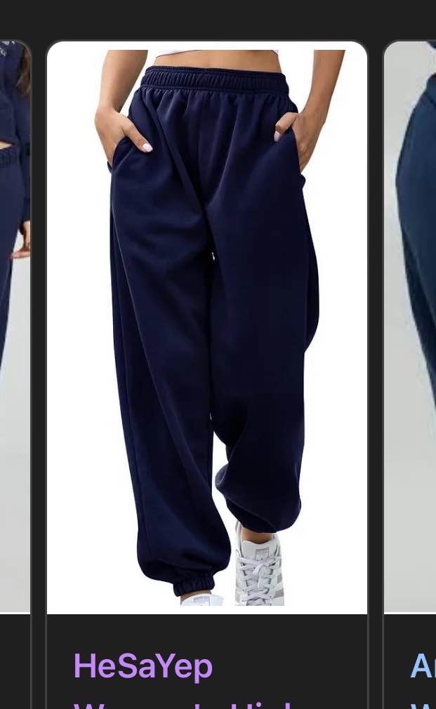 navy sweatpants