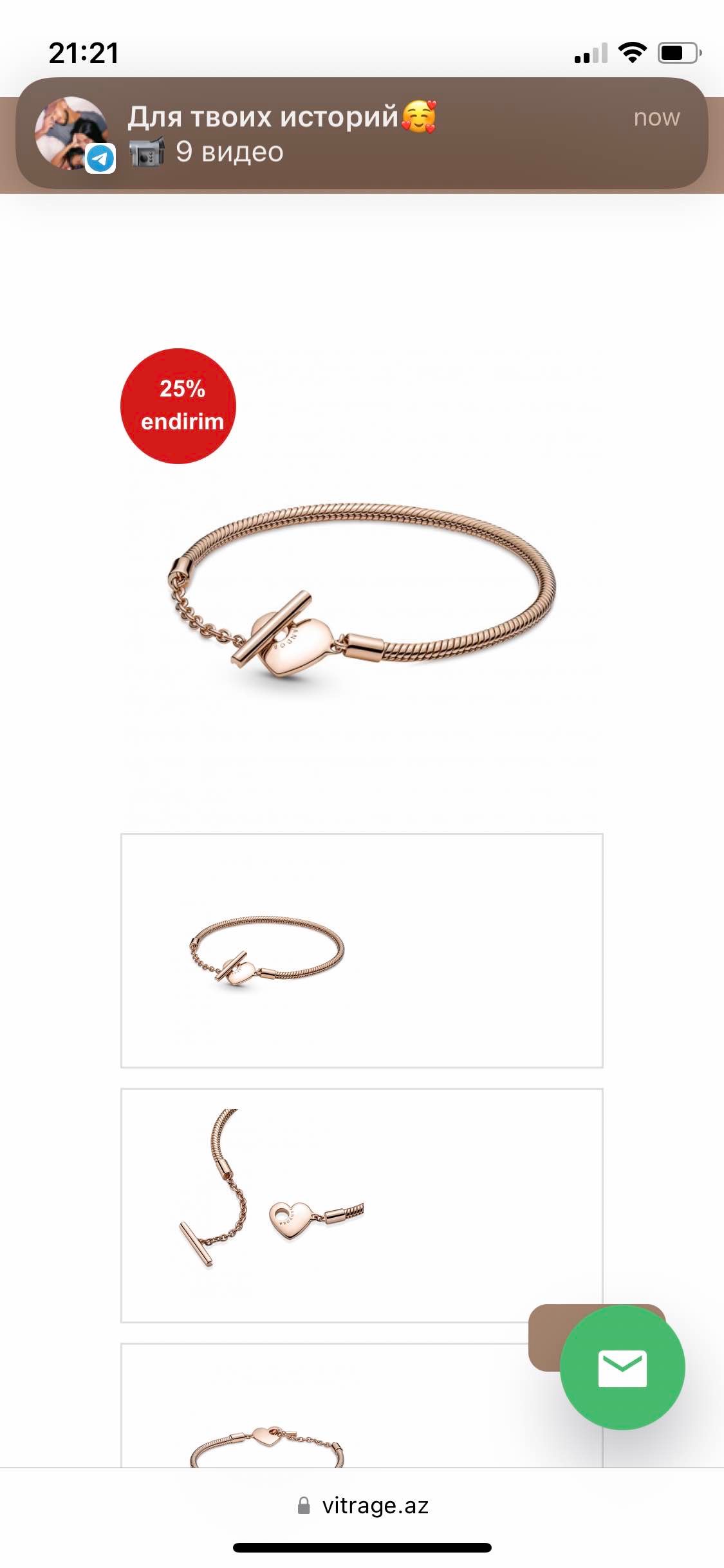 Pandora bracelet 1