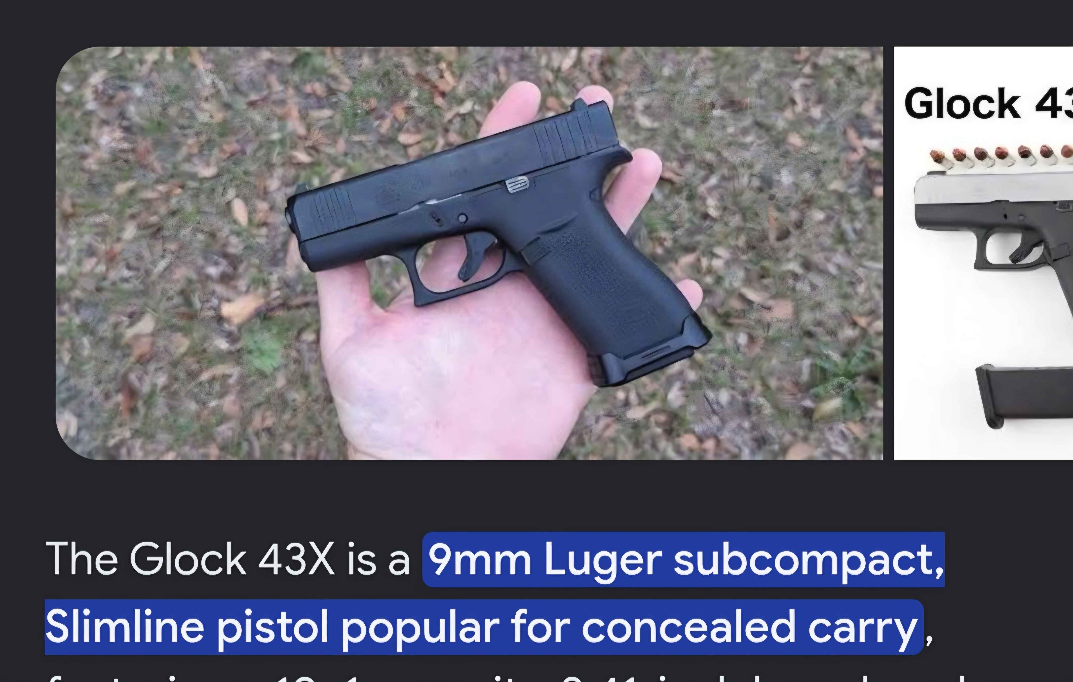 Glock 43X