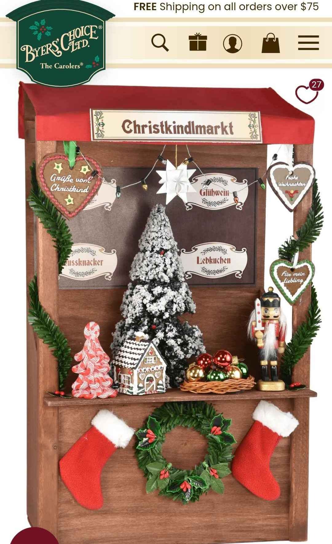 Buyers Choice Christmas Market Stall