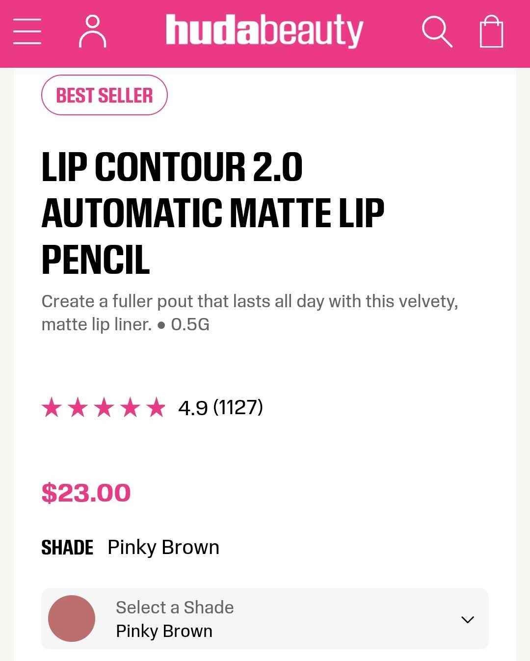 Huda Beauty LIP CONTOUR 2.0