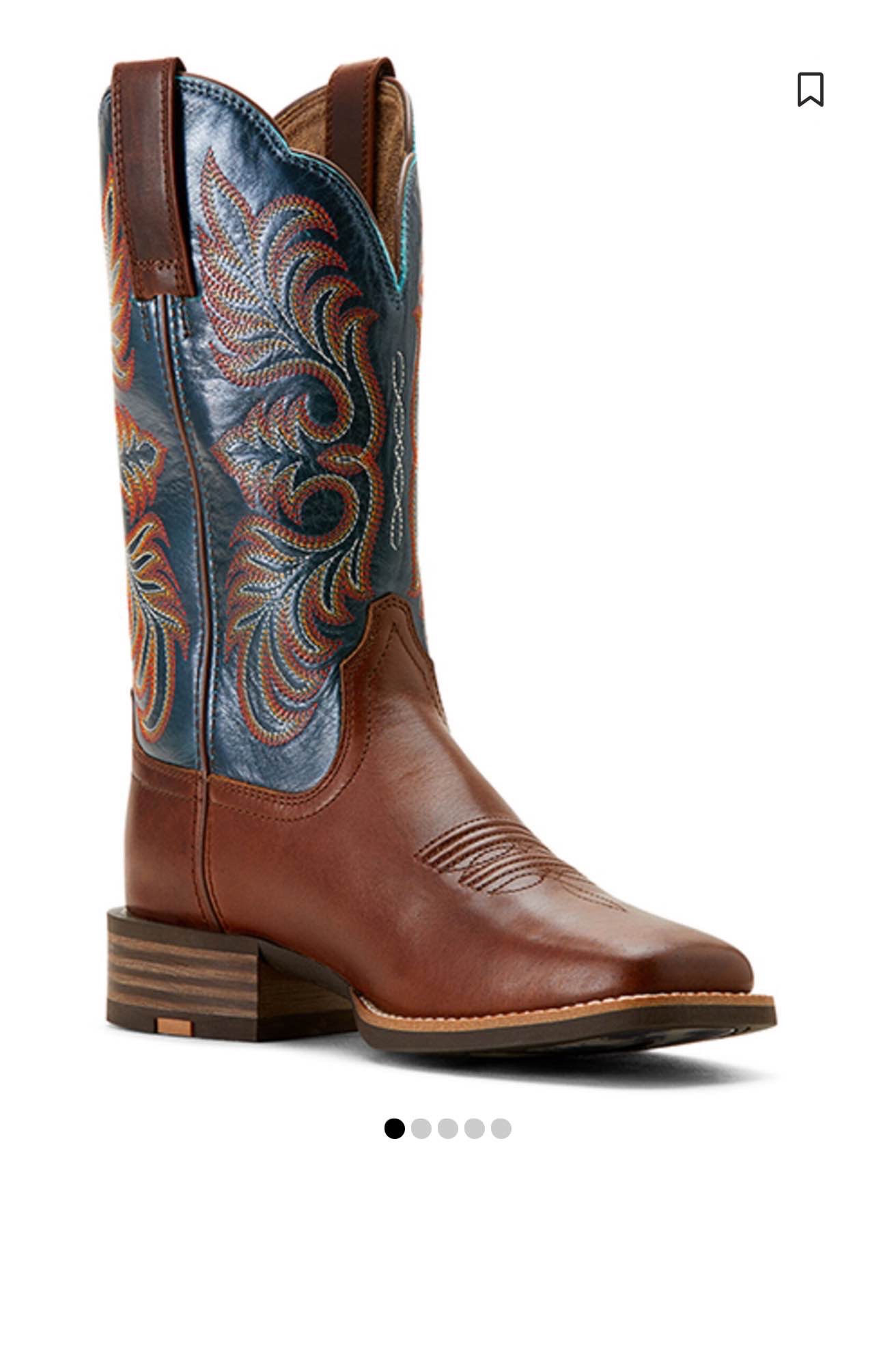 ARIAT WOMEN'S GILLETTE WESTERN BOOTS - BROAD SQUARE TOE
