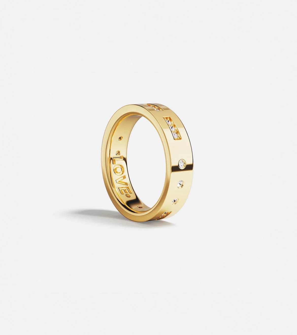 MORSE CODE LOVE MORSE CODE RING