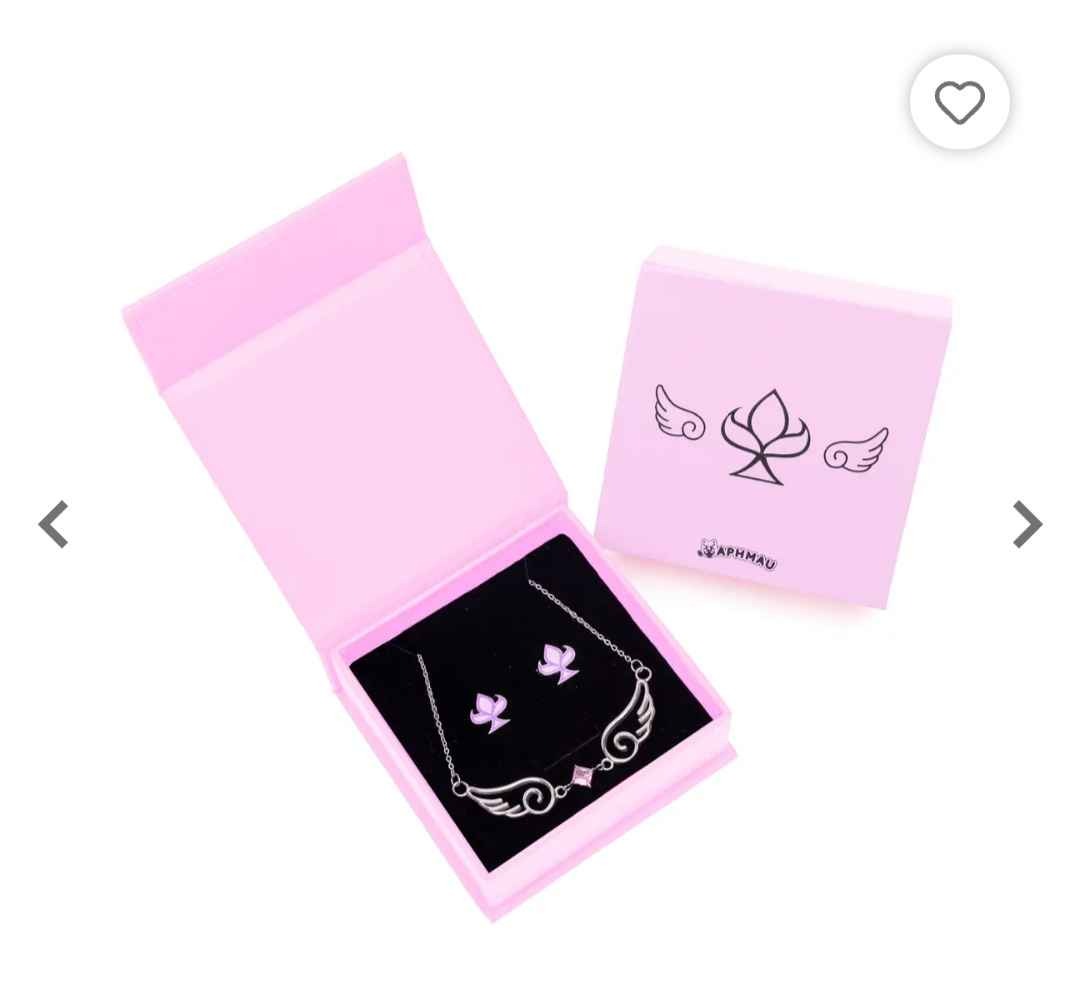 Irene necklace and earrings
