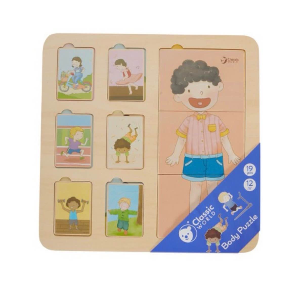 Classic World – Body Puzzle – 19pcs