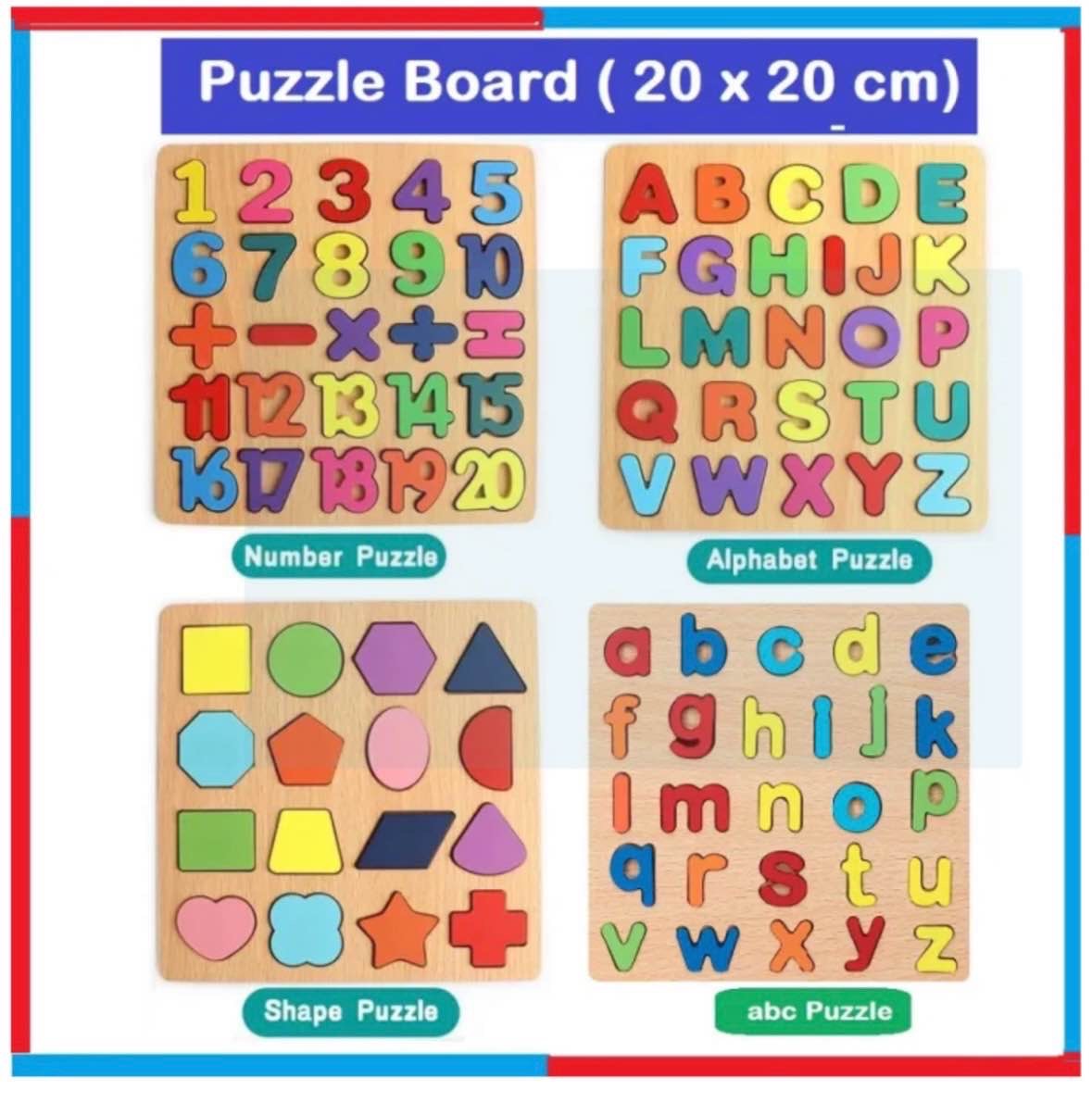 4-in-1 Activity Learning Toy for Toddlers: ABCs/ABCs, Numbers & Shapes