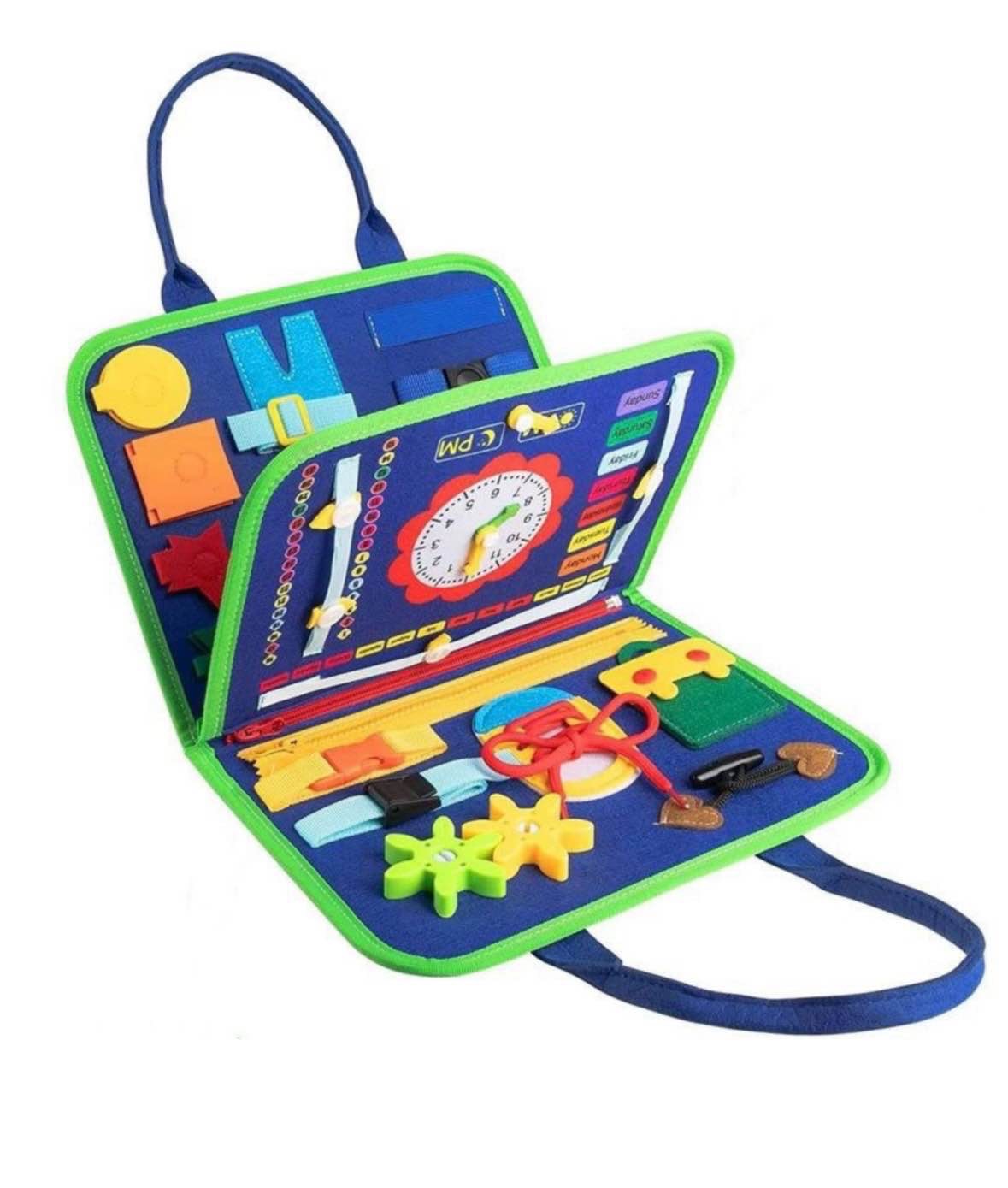 Toddler Busy Board Busy Book Montessori Toys Preschool Educational